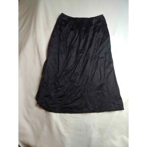 Vassarette Full Slip Womens Size Large Black Lightweight Layering Pull‎ On